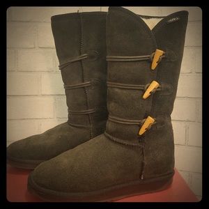 Emu Genuine Sheepskin Tall Boots Chocolate Brown